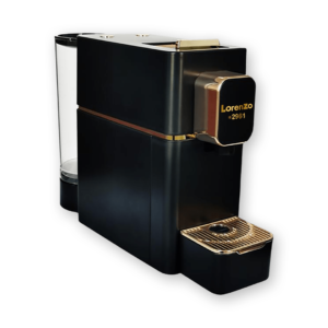 מכונת קפסולות הקפה היוקרתית של לורנצו (צבע שחור)