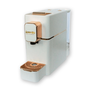 מכונת קפסולות הקפה היוקרתית של לורנצו (צבע לבן)